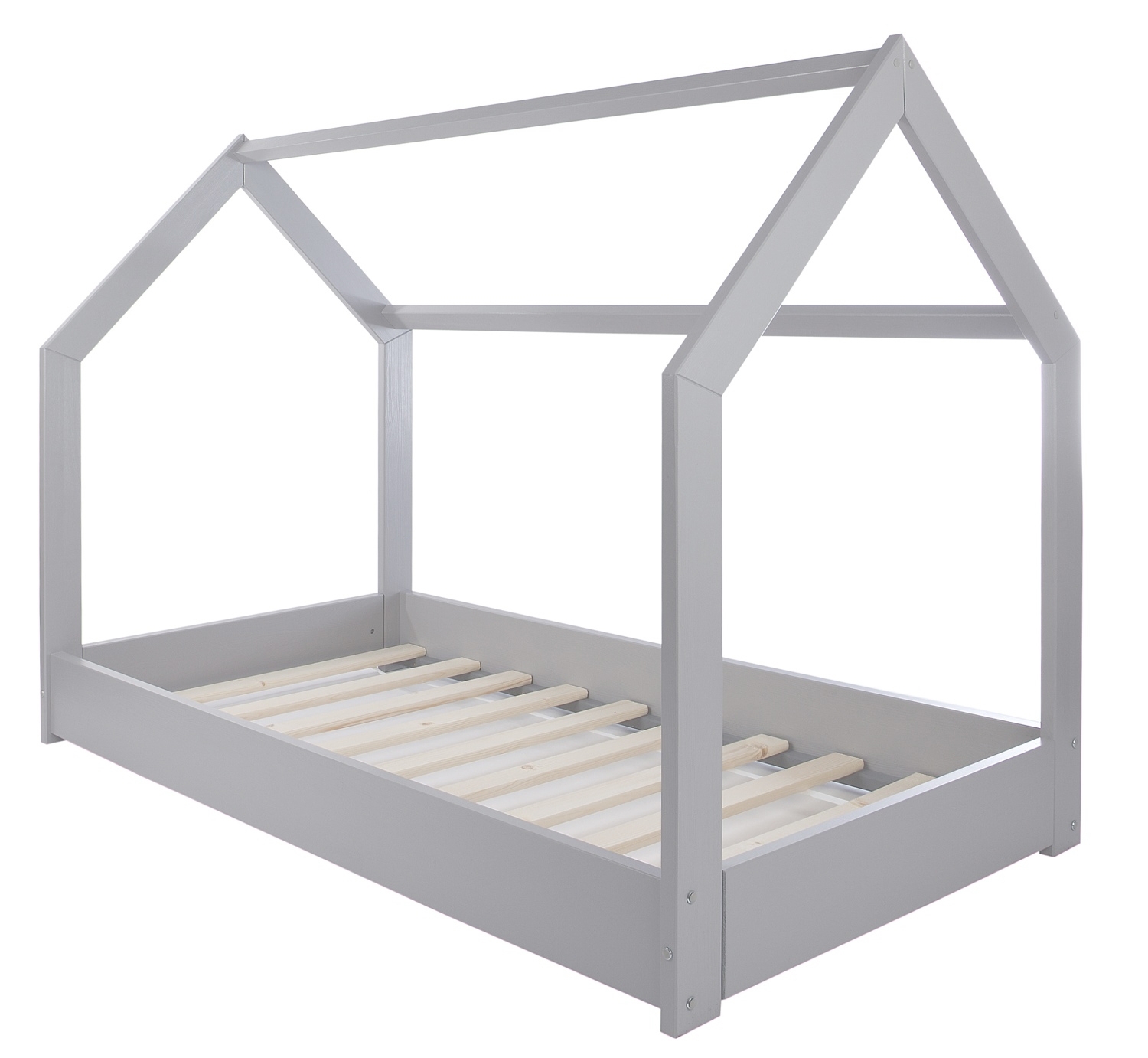 Wooden bed, Scandinavian style, modern, kids bed, home bed, 160x80 - Picture 10 of 12