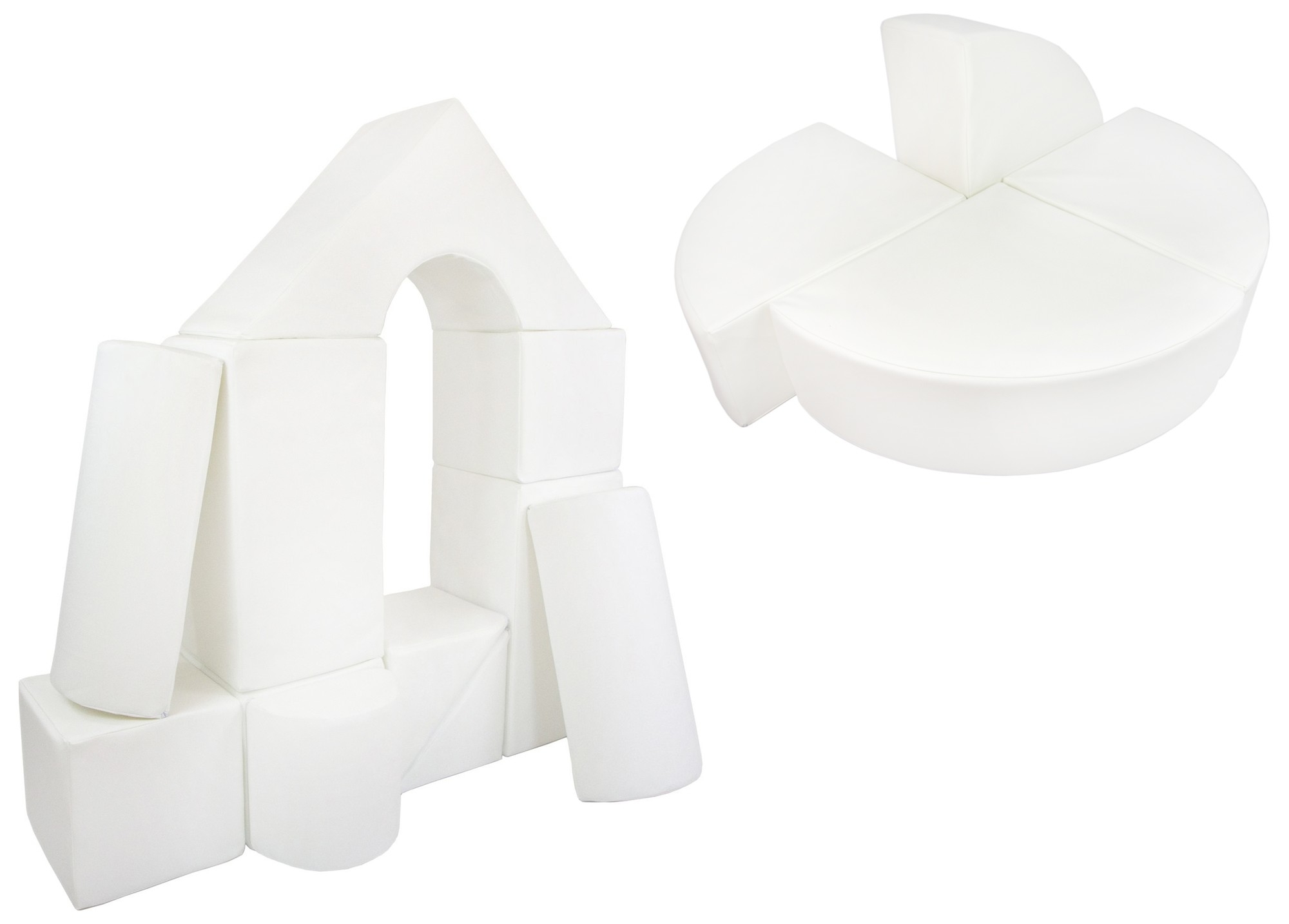 15 Großbausteine Softbausteine Schaumstoffbausteine Bauklötze Schloss+Rad-Set - Bild 3 von 17