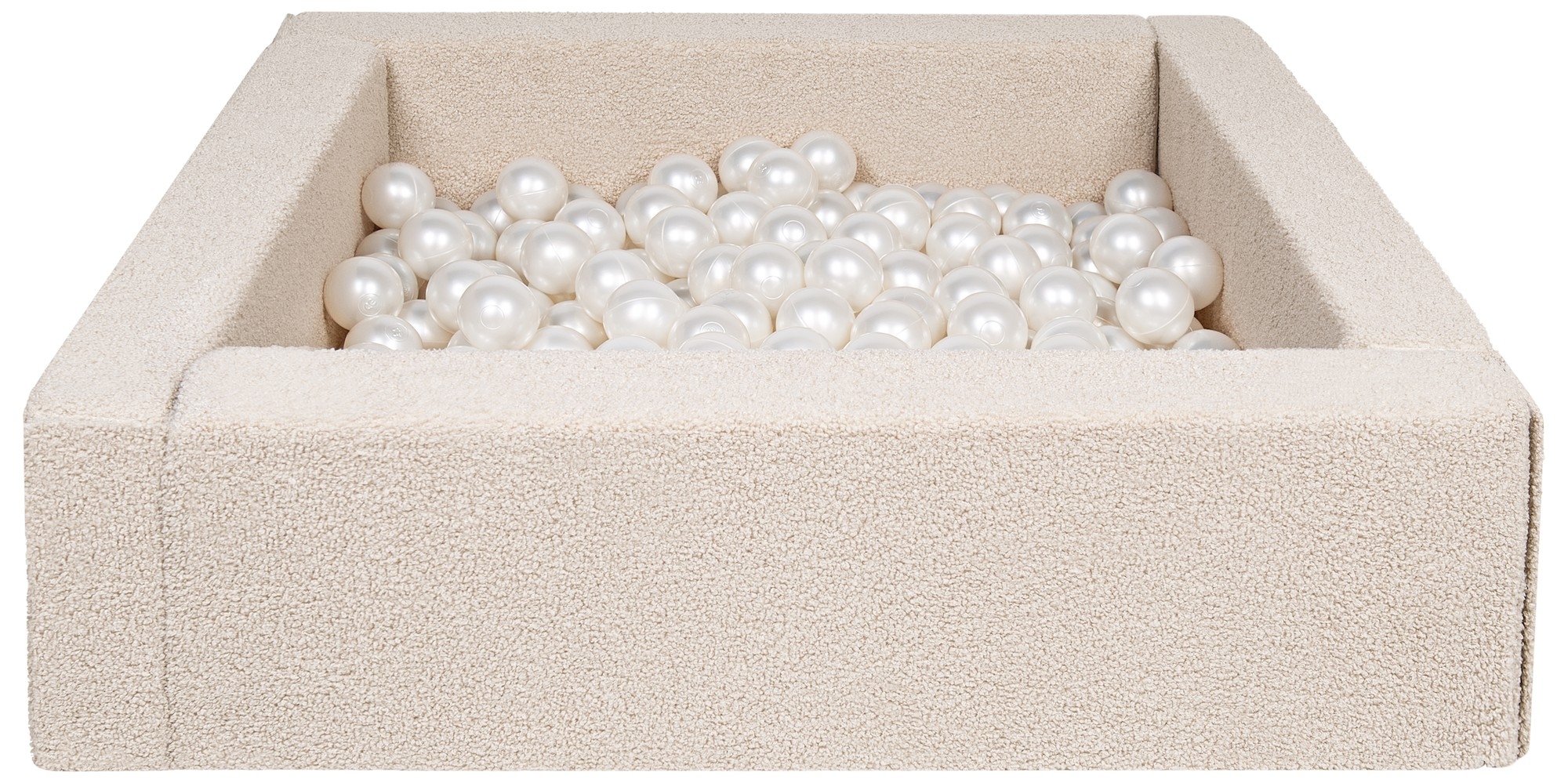 Soft play bouclé ball pit, home ball pit, indoor, outdoor, ball pit + 200 balls