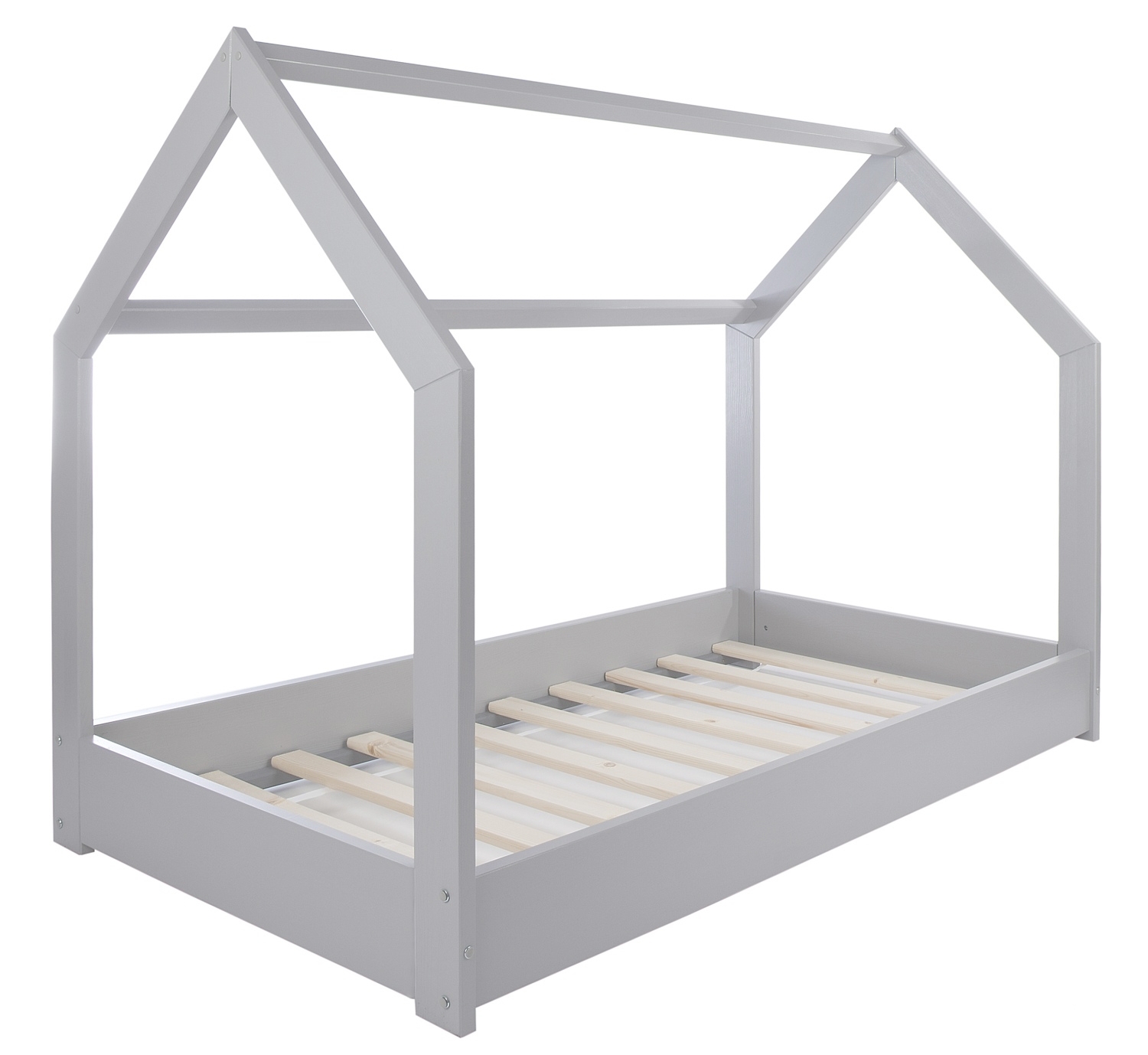 Wooden bed, Scandinavian style, modern, kids bed, home bed, 160x80 - Picture 12 of 12