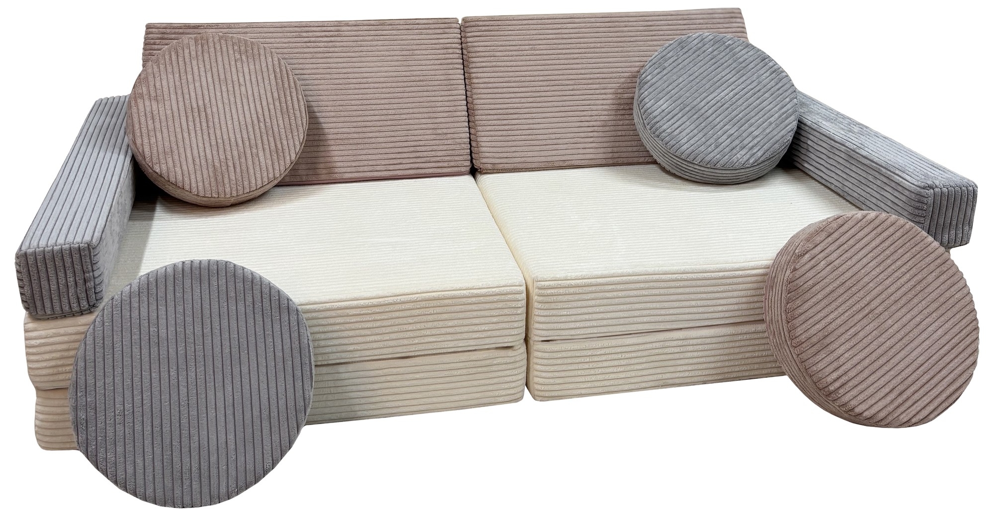 Spielsofa Modulsofa Spielmöbel modulares Kindersofa Familienmöbel Bausteine-Set - Bild 15 von 48