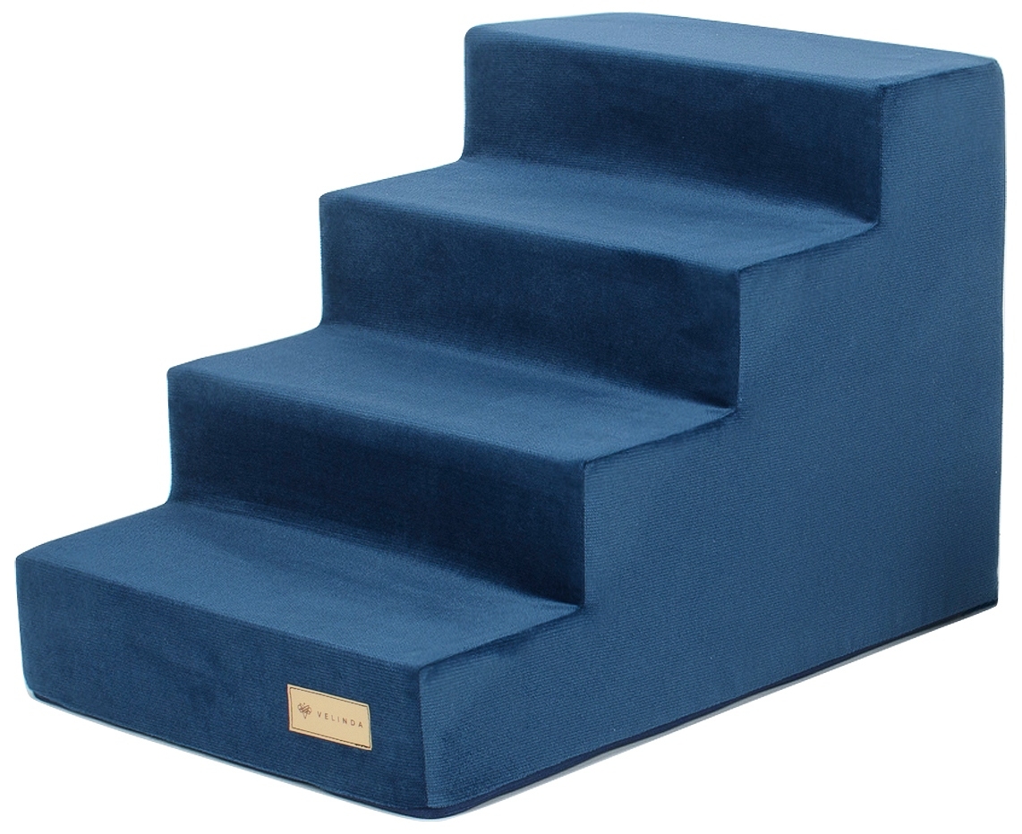 Escaleras para perro mascota, gato, para sofá cama, cubierta extraíble, escalones, escalera, 4 escalones - Imagen 12 de 20