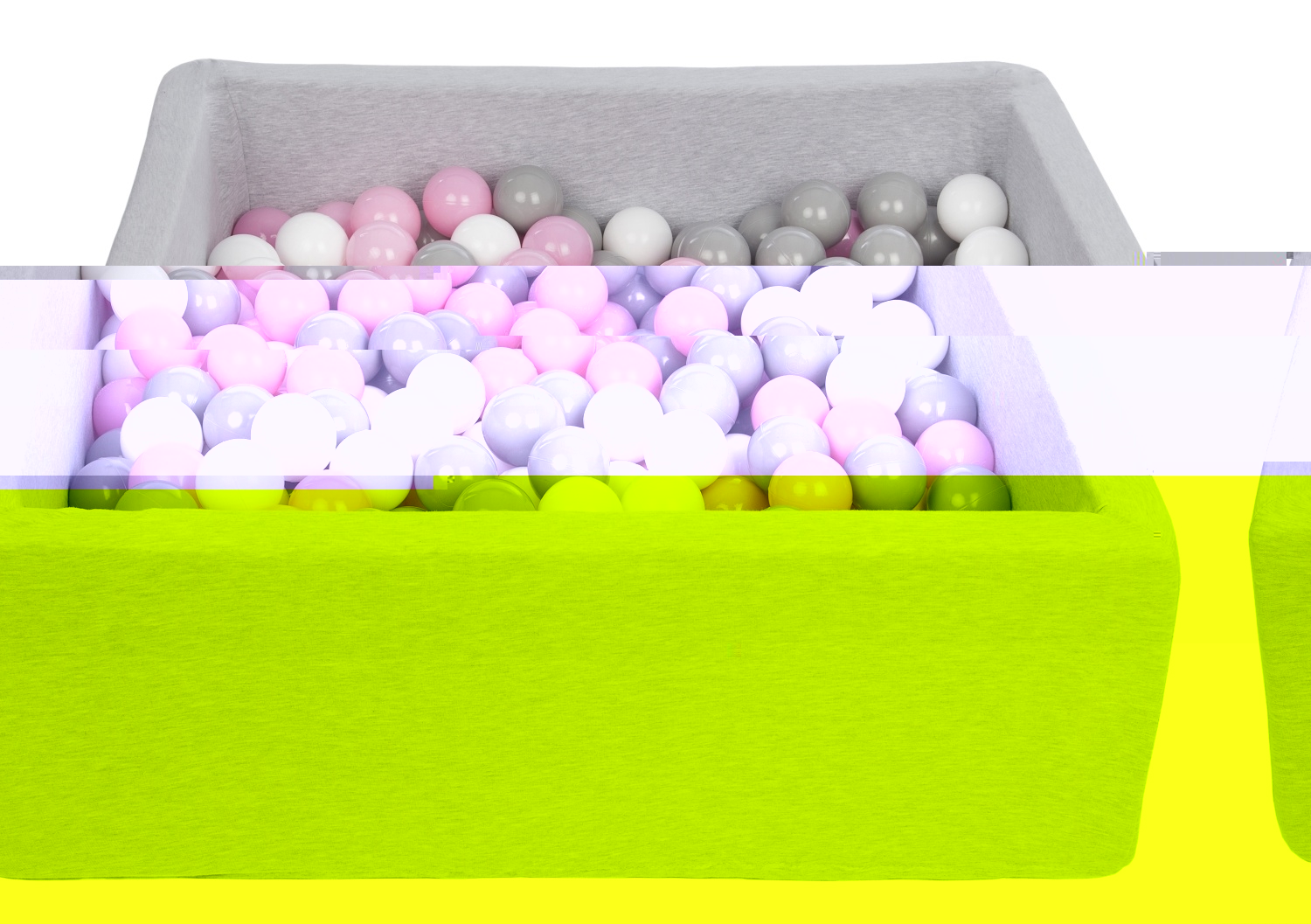 Soft Jersey Baby Kids Children Ball Pit with 300 balls, Gift, 90x90 cm - Picture 15 of 23