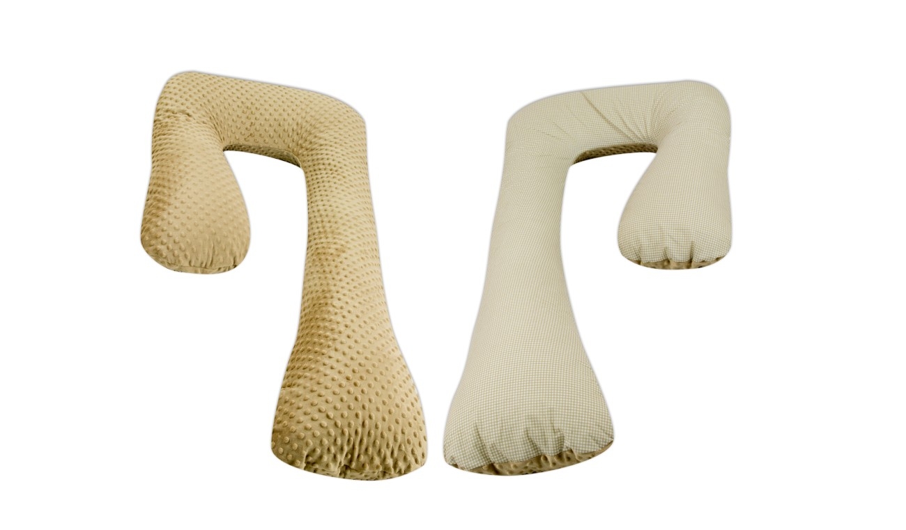 Coussin de maternité, Grossesse/Allaitement, Minky et Coton, forme en 7 - Imagen 8 de 28