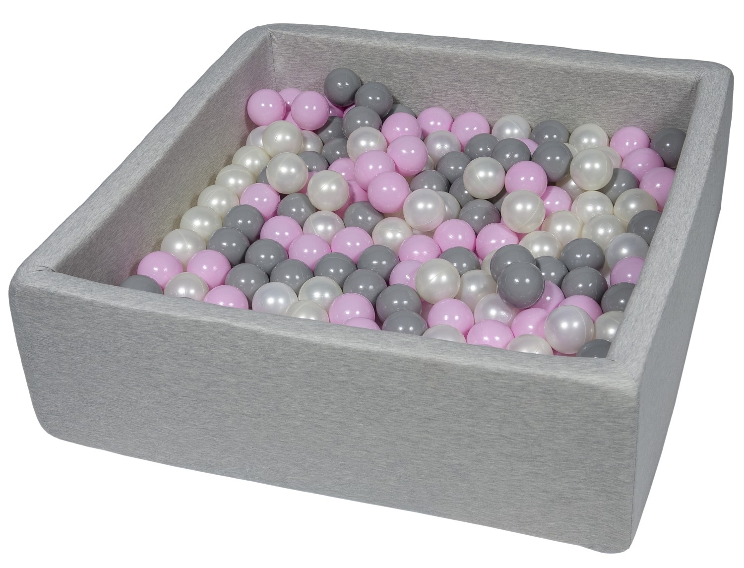 Soft Jersey Baby Kids Children Ball Pit with 300 balls, Gift, 90x90 cm - Picture 22 of 23