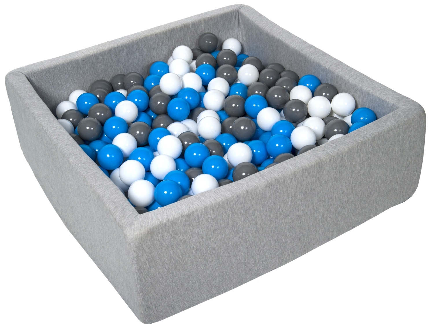Soft Jersey Baby Kids Children Ball Pit with 450 balls, Gift, 90x90 cm - Picture 14 of 24