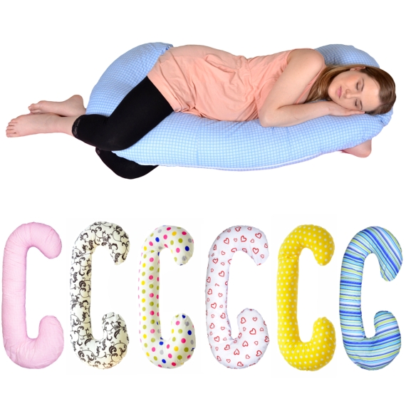 Maternity/pregnancy/nursing support body pillow, cushion