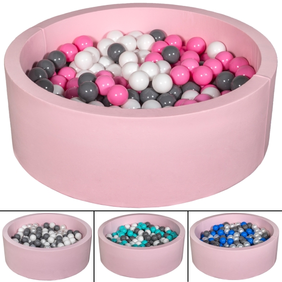 Pink ball pit + 200 balls